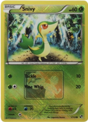 Snivy - 1/114 - Promotional - Crosshatch Holo Pokemon League Snivy Season 2011